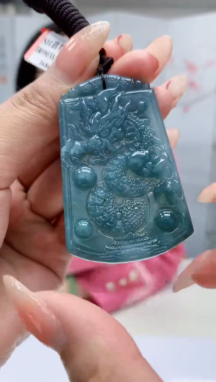 【闪购商品】翡翠颈饰未镶嵌4852MM-jj挂件3