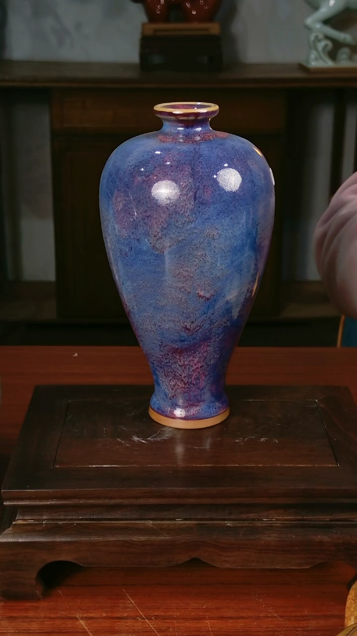 【闪购商品】摆件大宋官窑钧瓷摆件小梅瓶