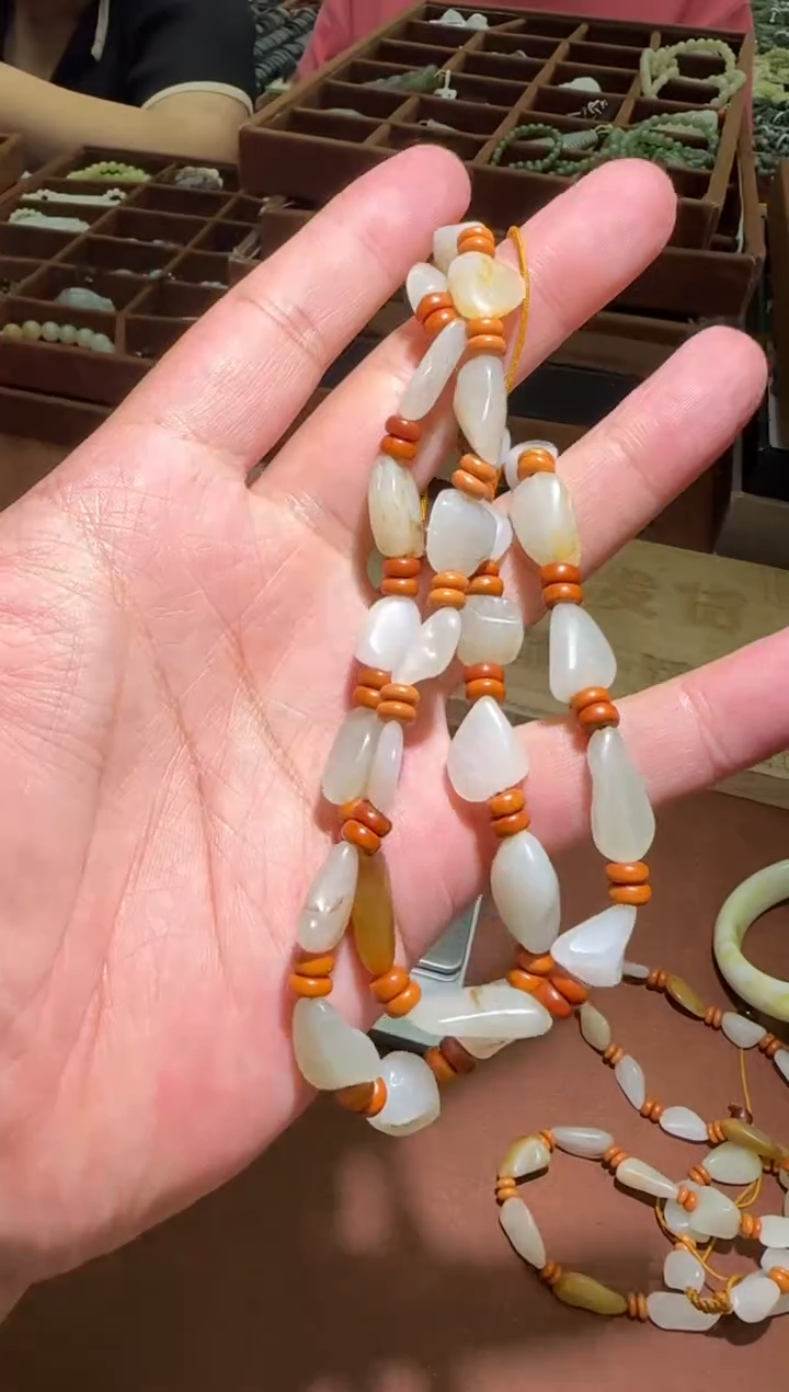 和田玉（子料）未镶嵌项链【钰421】35 9015