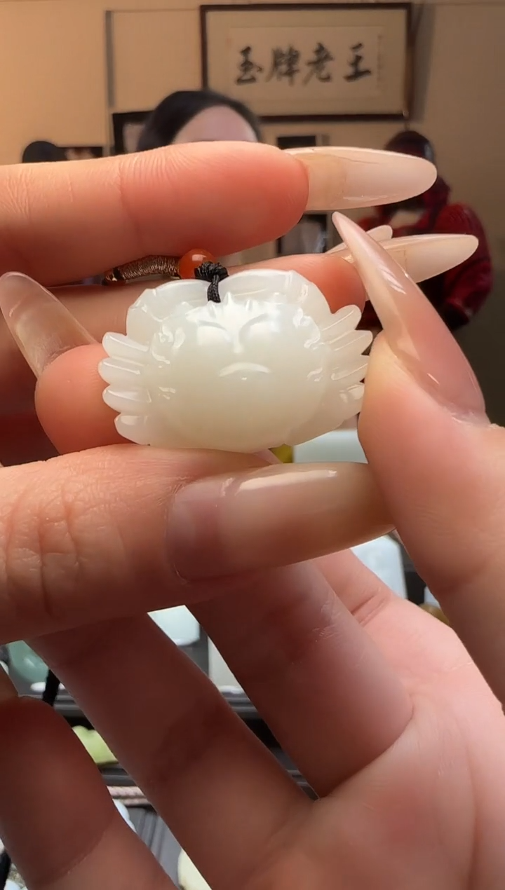 【闪购商品】和田玉螃蟹未镶嵌吊坠