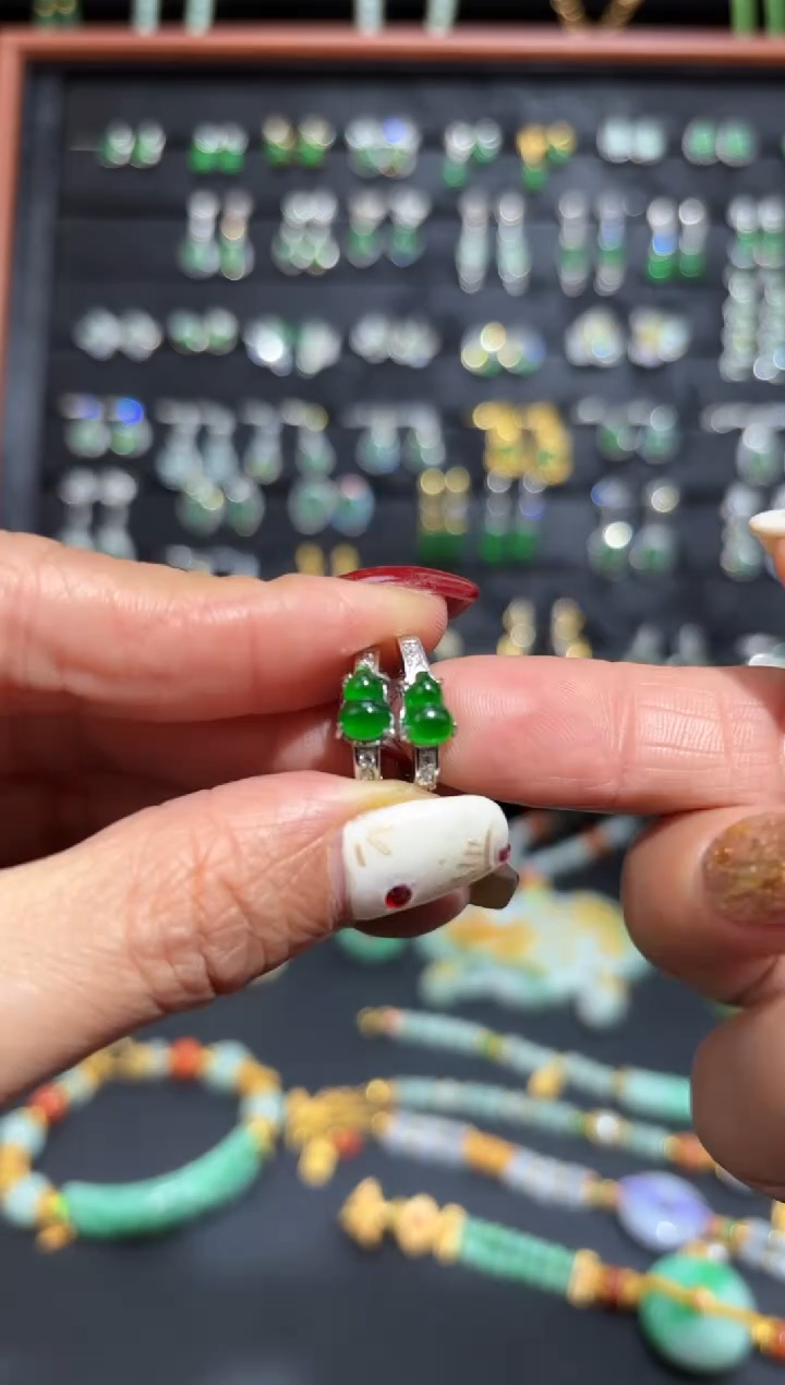 【闪购商品】翡翠颈饰银S925镶嵌葫芦/支持复检/一件