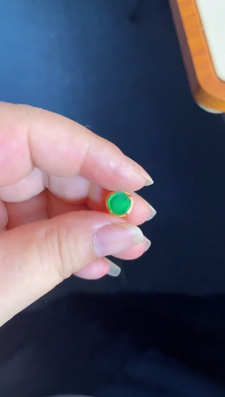 吊坠(不含链)银S925镶嵌翡翠1