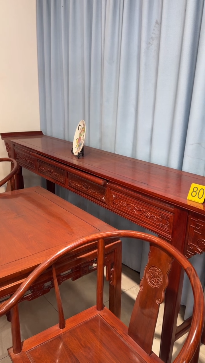 花梨木类储物柜农****）刺猬单个条案246*45*104条案