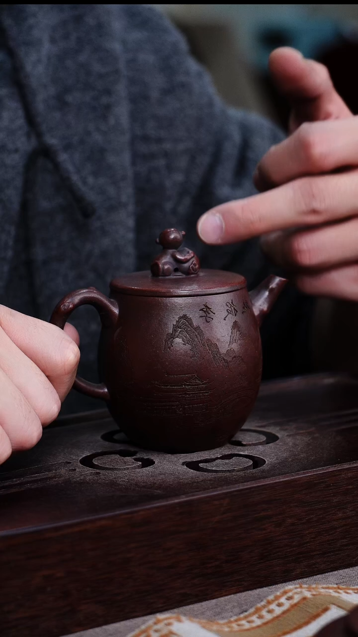 茶壶紫砂宜兴柴烧紫砂壶