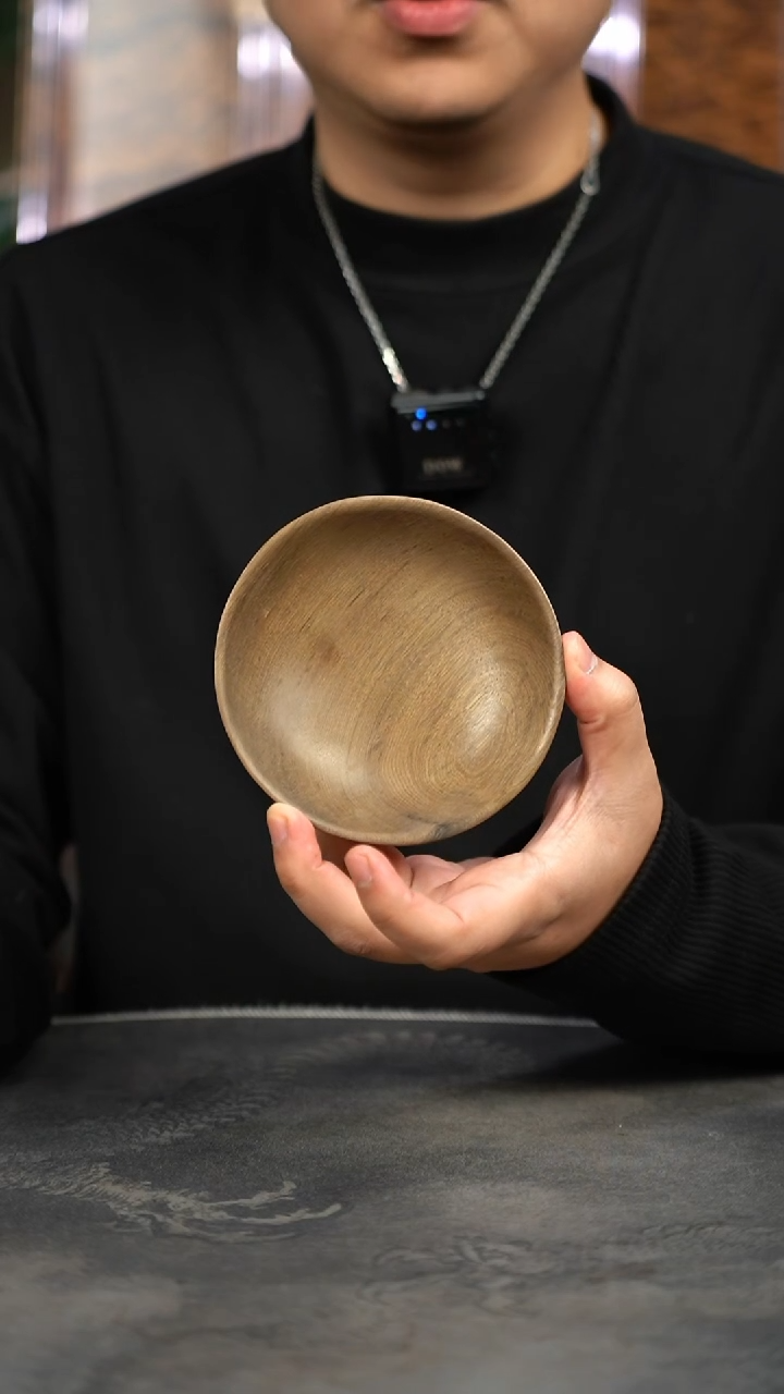 【闪购商品】金丝楠木雕054号阴沉原木手工点心盘