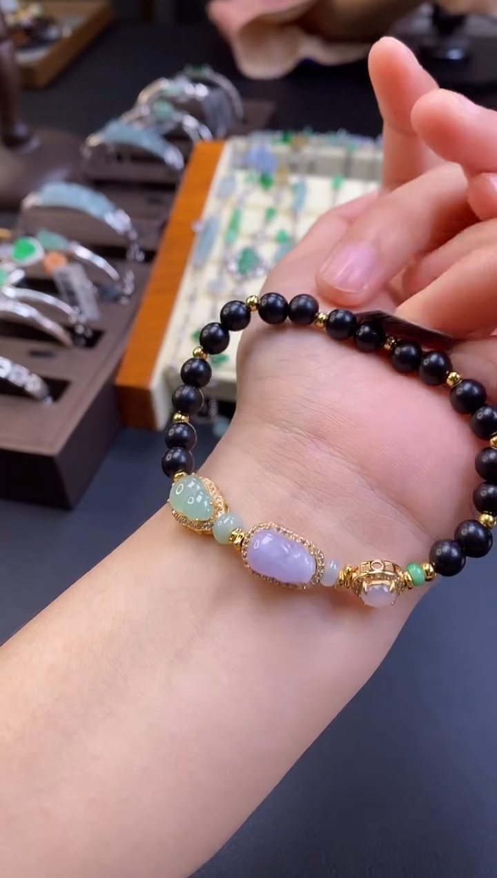 颈饰银S925镶嵌翡翠16056