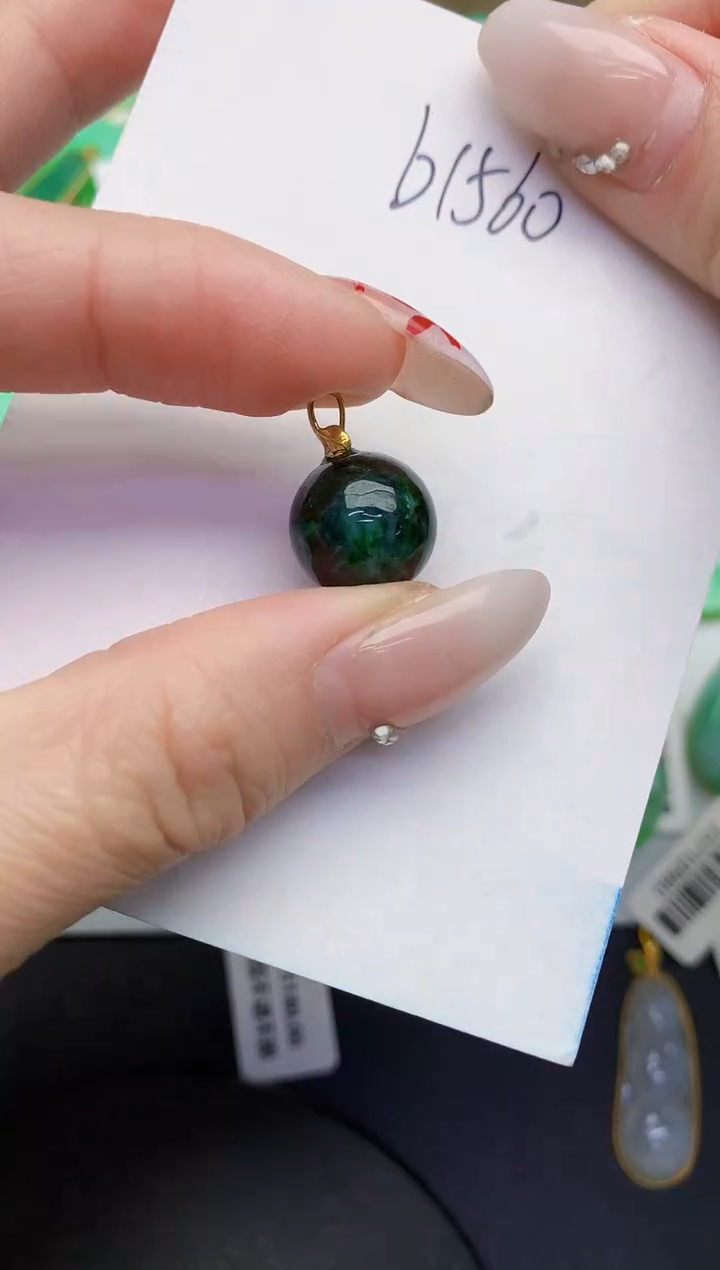 【闪购商品】翡翠颈饰18K金镶嵌00000000000