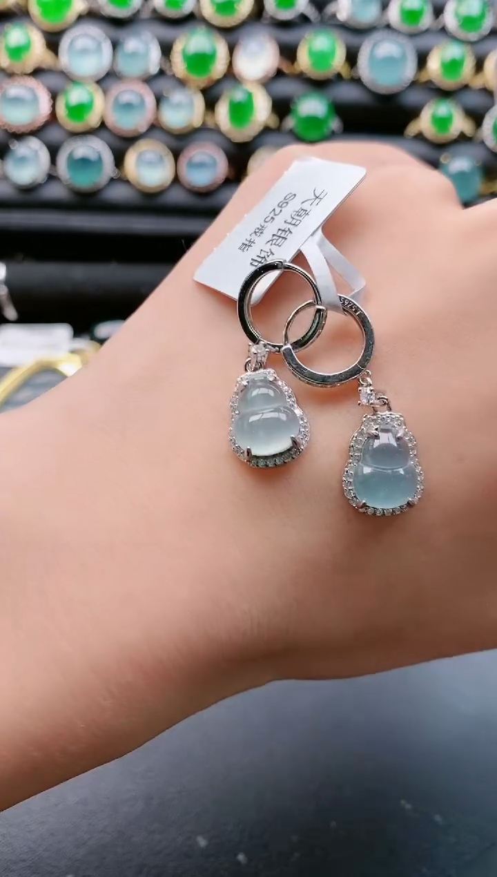 【闪购商品】翡翠戒指银S925镶嵌1111111