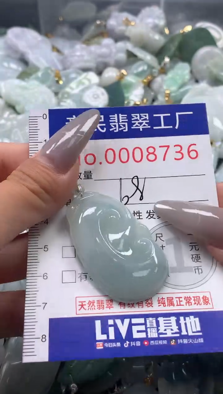 颈饰未镶嵌翡翠8736