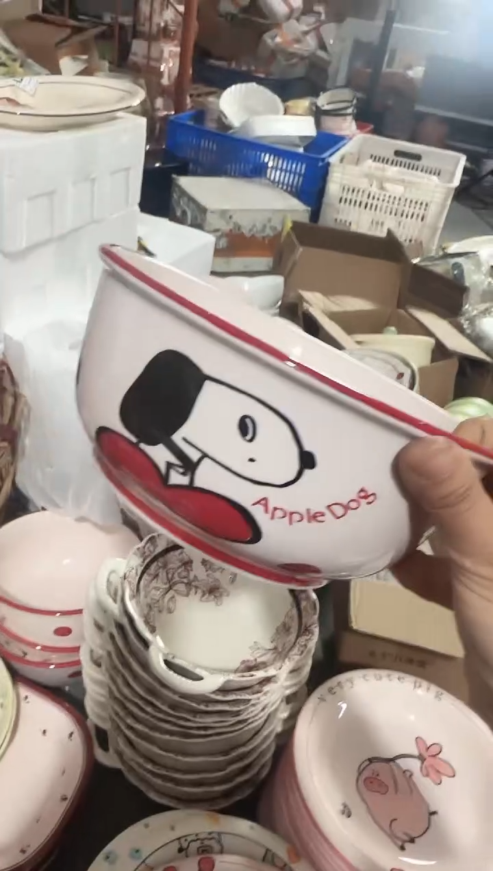 【8寸★1个】黑点针眼属正常陶瓷都有介意慎拍微瑕破损包赔