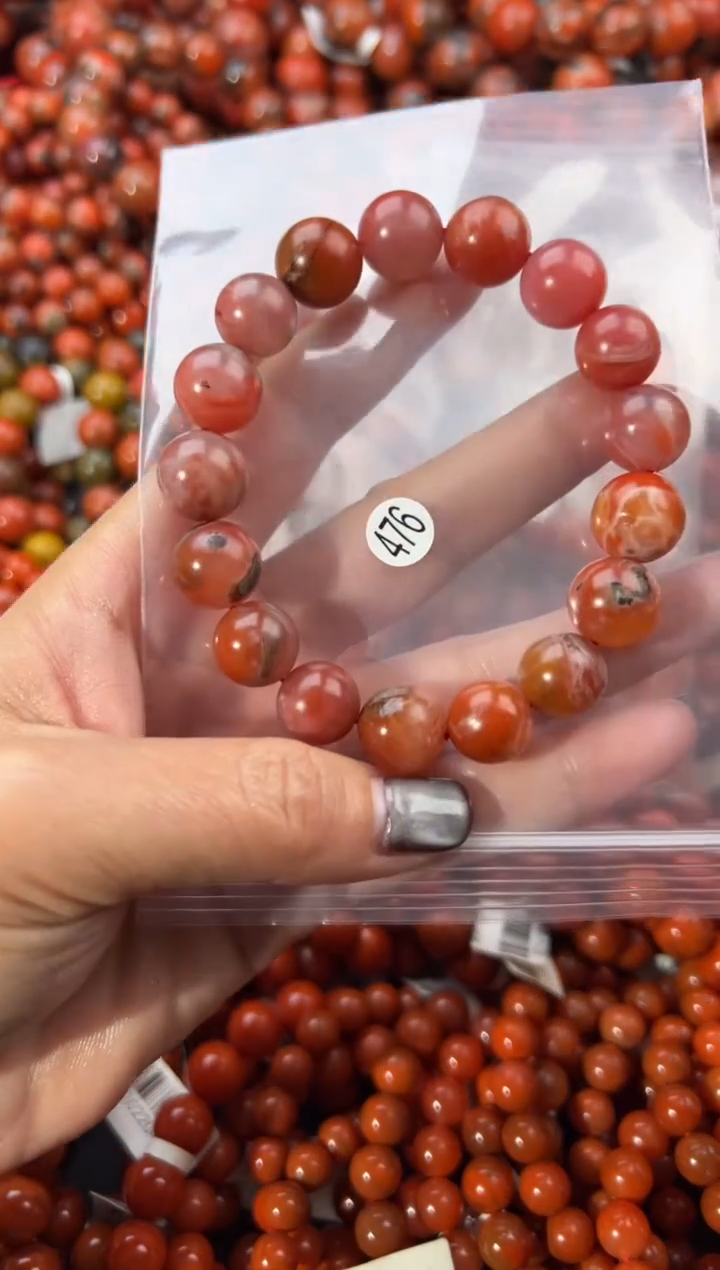 未镶嵌手串南红玛瑙12+