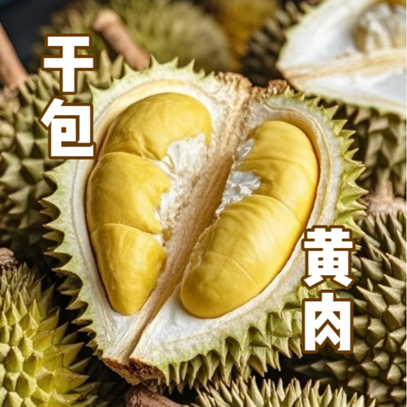 一盆{约600克}【上海同城小时达】泰国新鲜金枕树熟榴莲纯果肉核小口感香甜远超树熟无标准海关严检金枕泰国