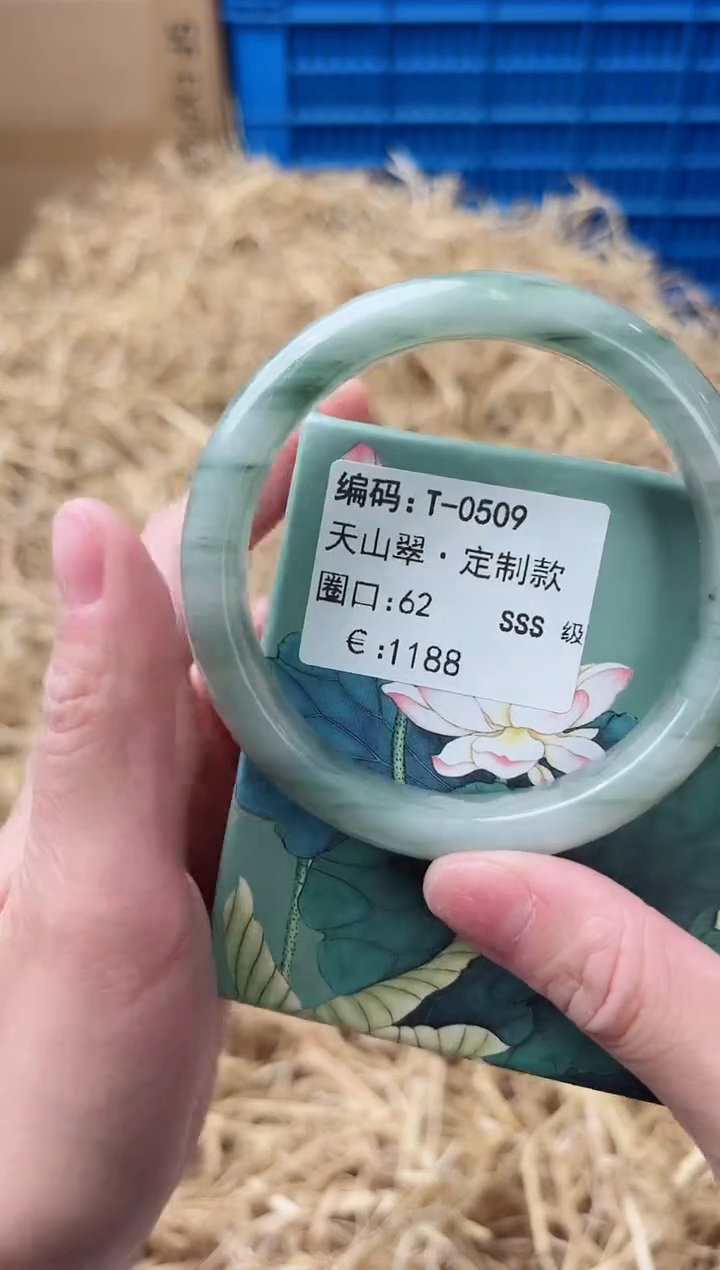 未镶嵌手镯石英质玉T-0509