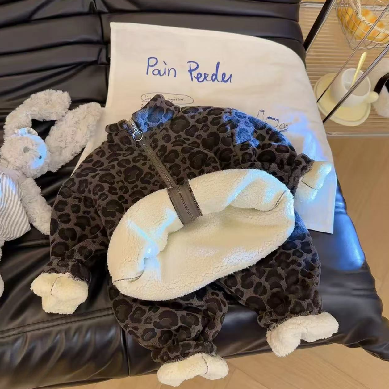 加绒款儿童冬季套装宝宝保暖立领拉链外套棉袄两件套