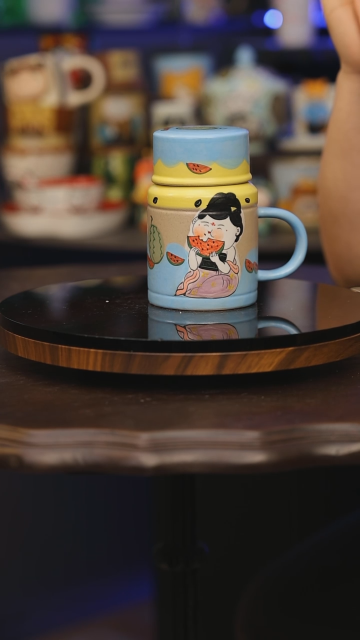 【闪购商品】摆件景德镇釉下彩绘设计师款式陶瓷