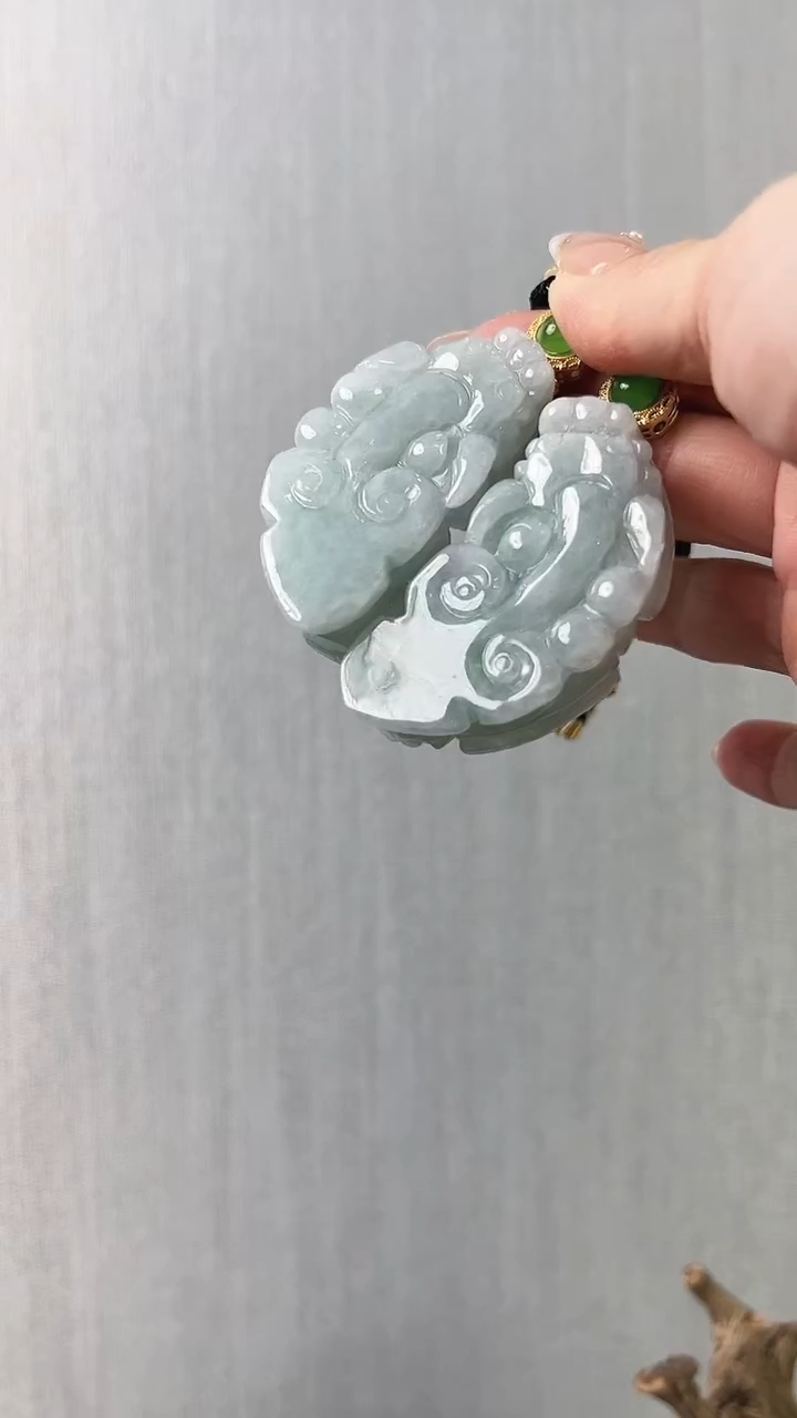 【闪购商品】翡翠颈饰未镶嵌貔貅