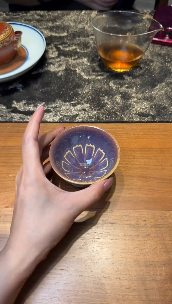  范泽锋天目盏-紫苑莲心75