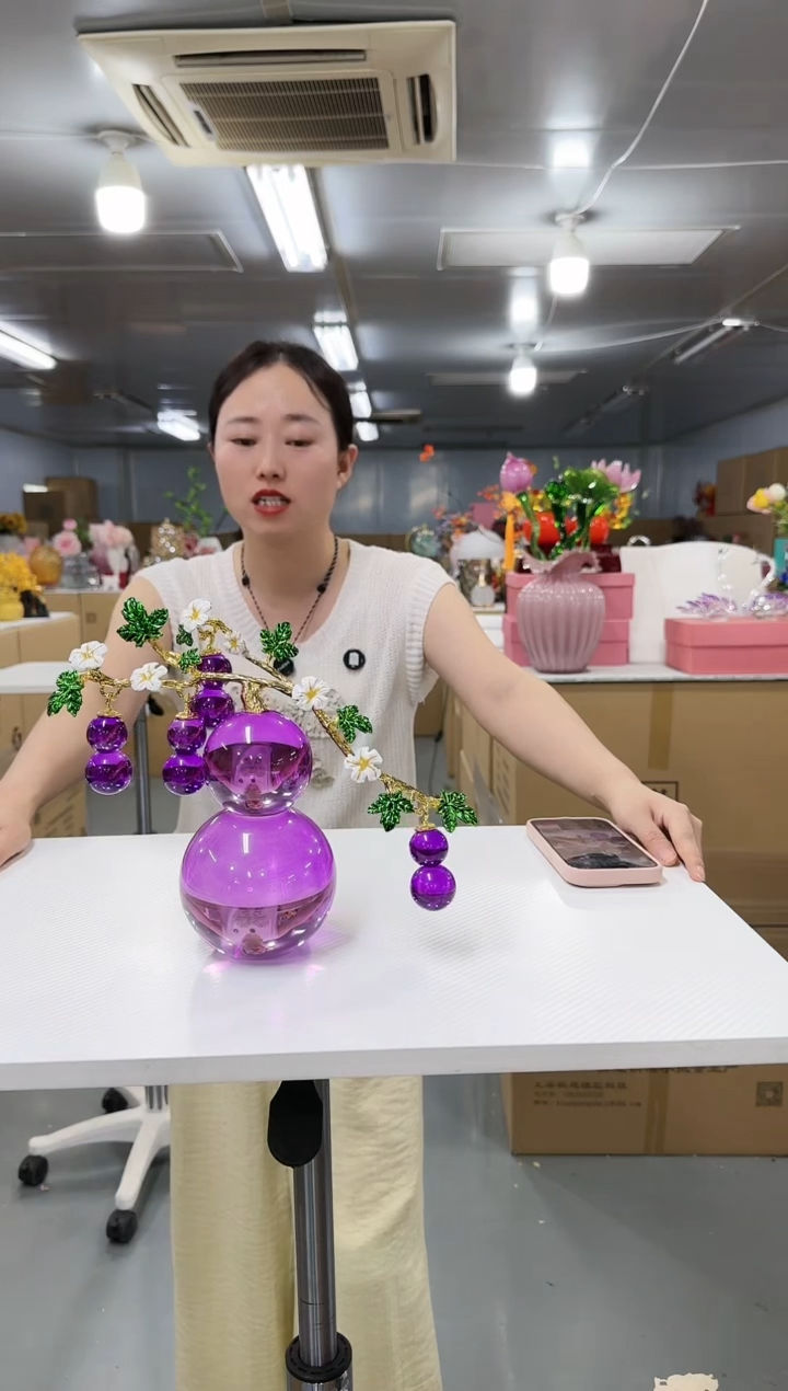 花间集水晶琉璃摆设   葫芦