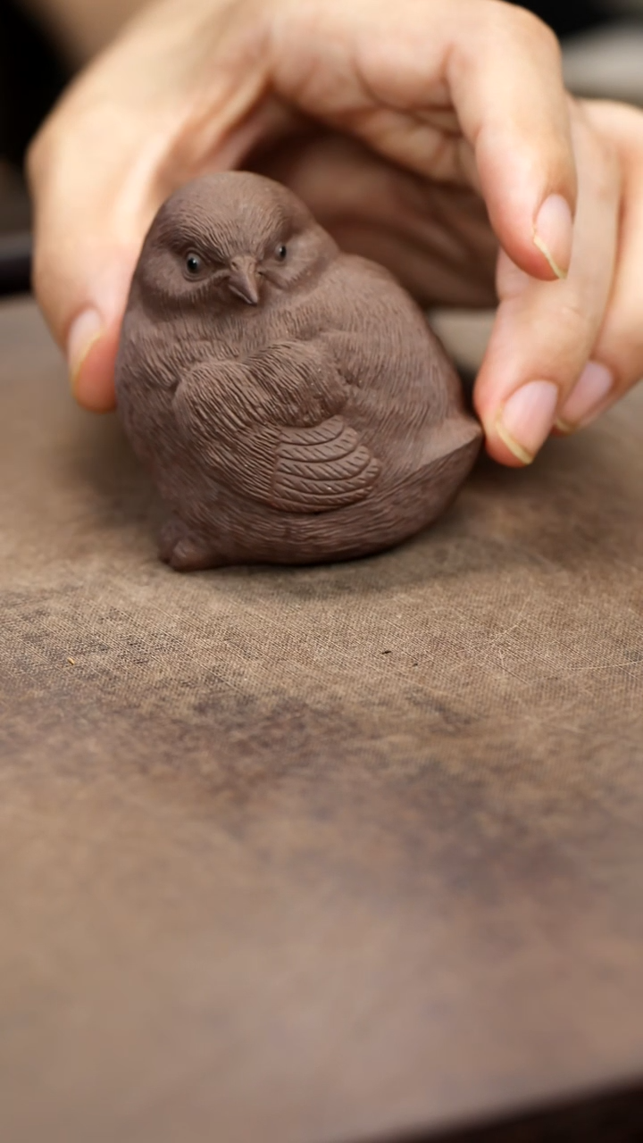 紫砂茶宠紫砂小鸡