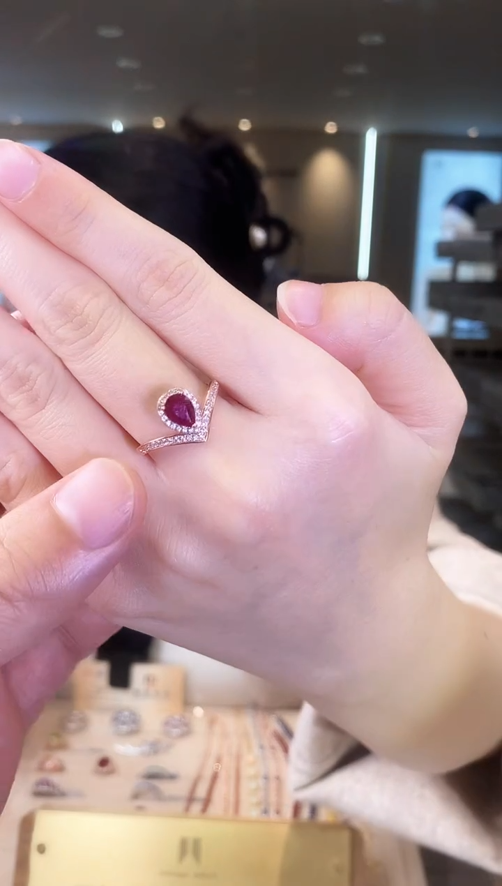 【闪购商品】红宝石戒指银S925镶嵌04
