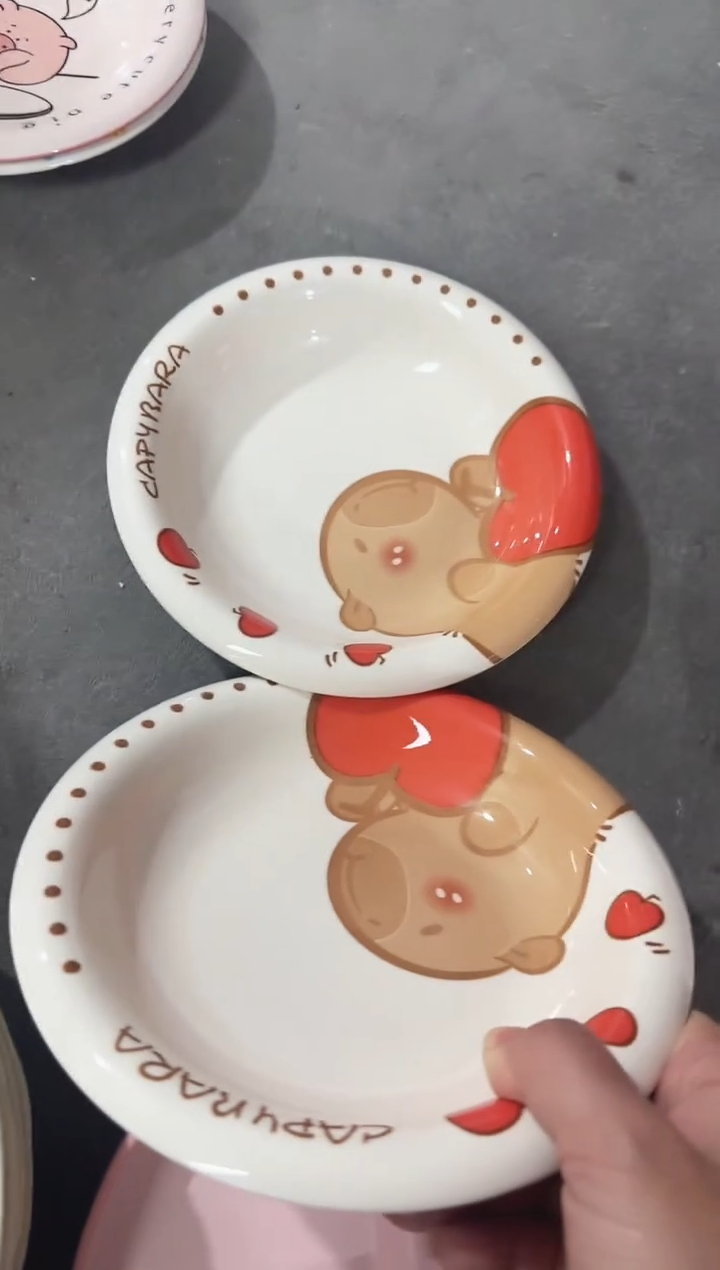 【7寸★2个】黑点针眼属正常陶瓷都有介意慎拍微瑕破损包赔