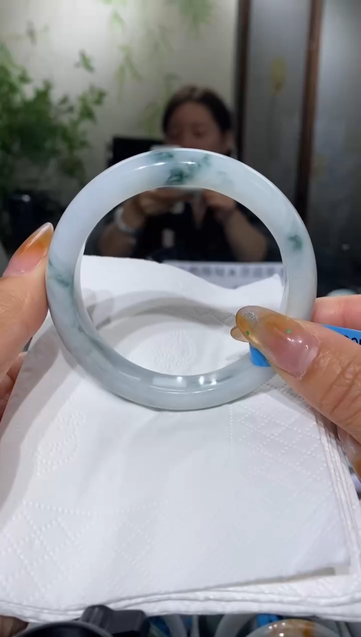 未镶嵌手镯翡翠圈口58.7