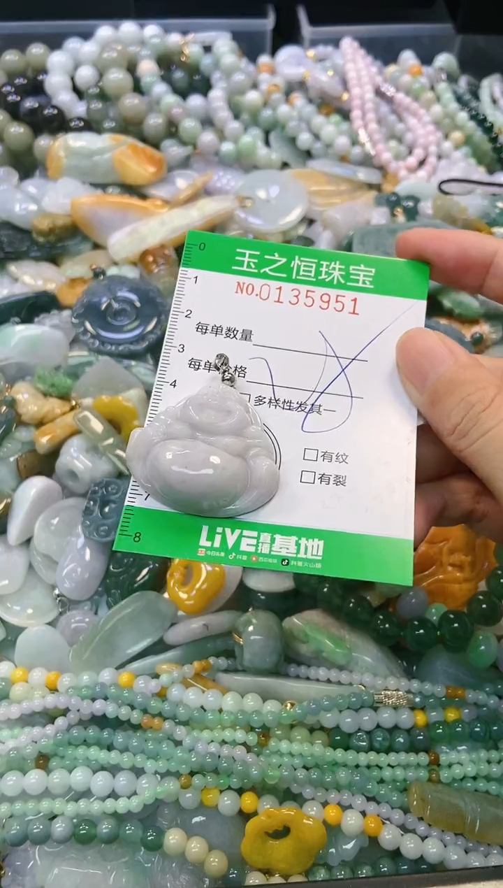 翡翠未镶嵌颈饰闪购0135951