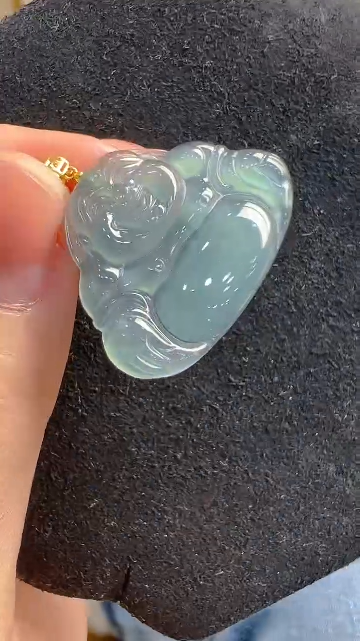 【闪购商品】翡翠吊坠(不含链)18K金镶嵌多样性发货拍一发一