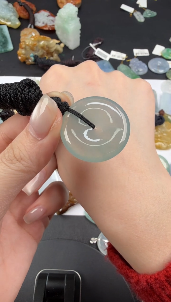 吊坠(不含链)未镶嵌翡翠翡翠饰品-197