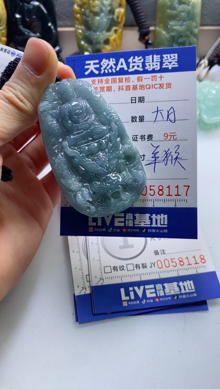 【闪购商品】翡翠挂件未镶嵌