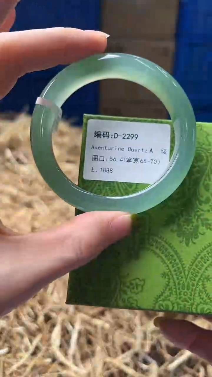 未镶嵌手镯石英质玉D2299