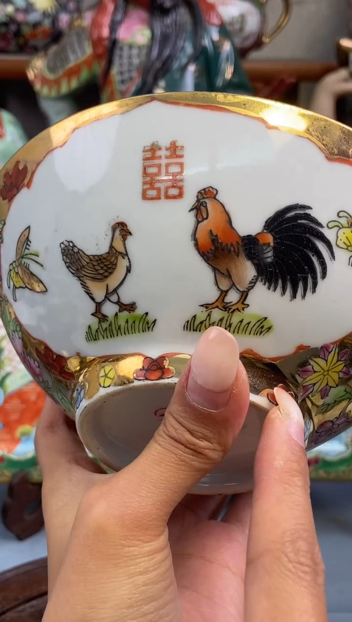 瓷片微瑕慎拍景德镇窑老厂瓷器单件