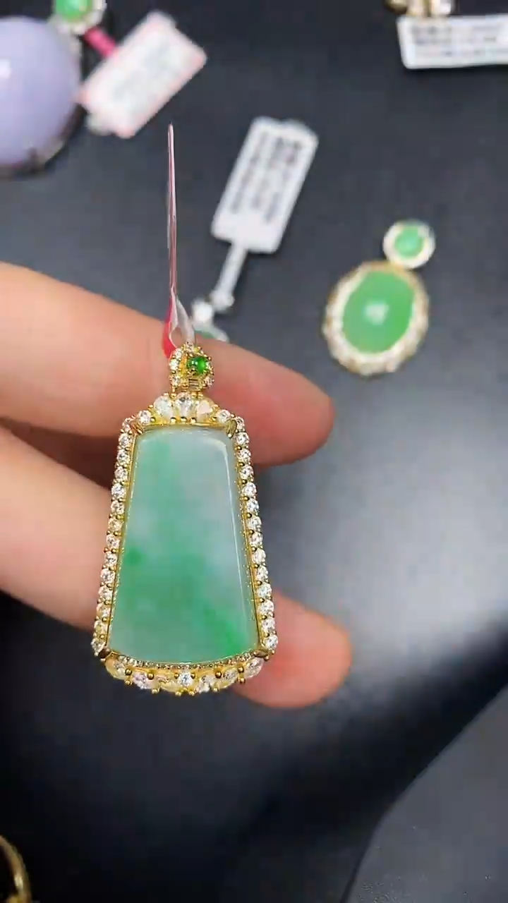 银S925镶嵌戒指翡翠6000