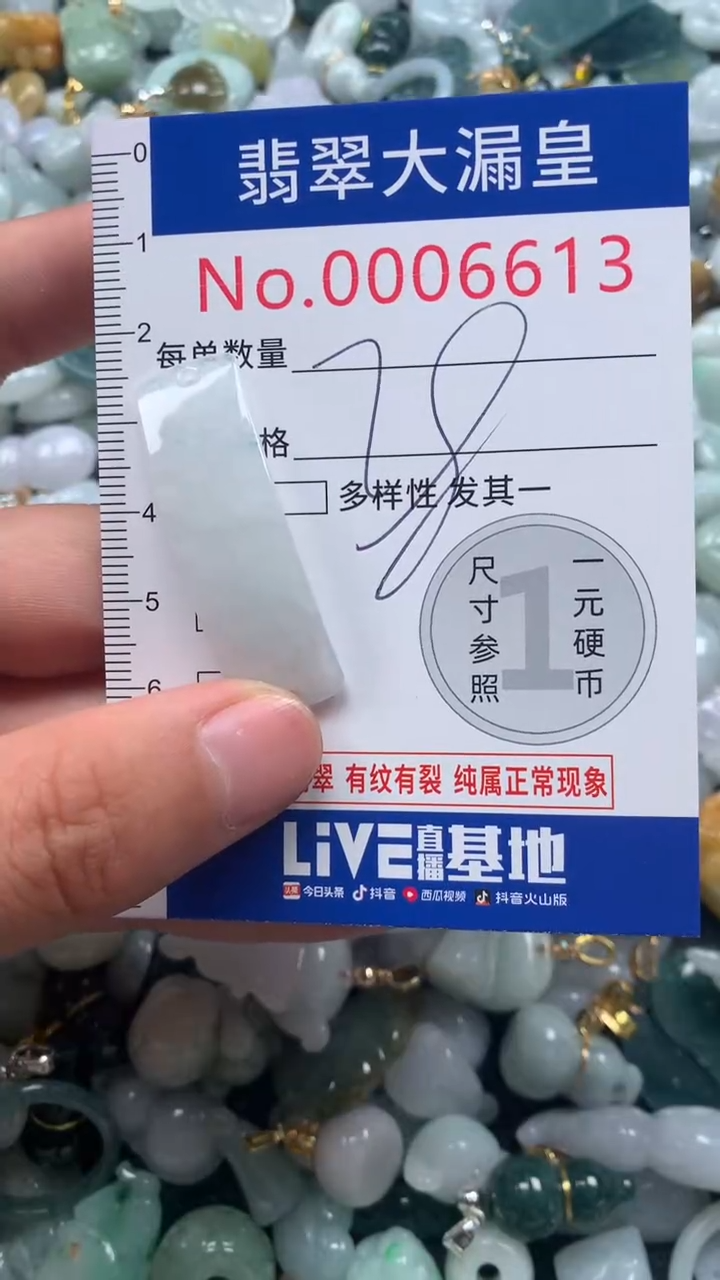 【闪购商品】翡翠吊坠(不含链)未镶嵌6613