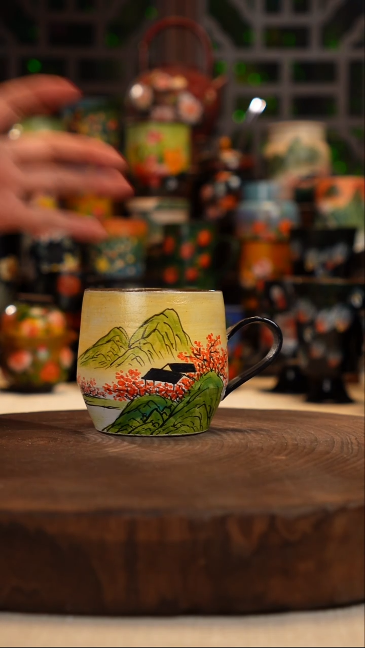 油画   釉下彩   杯子
