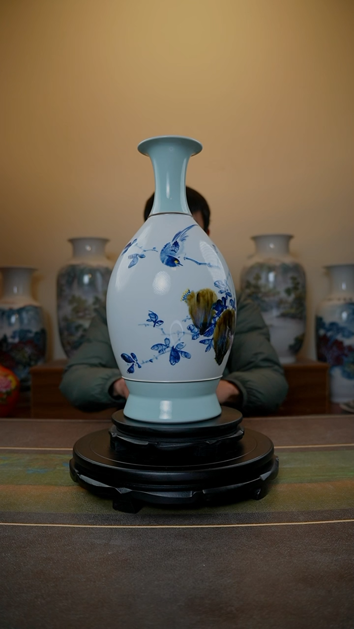 【闪购商品】摆件瓷造确保手工手绘作品