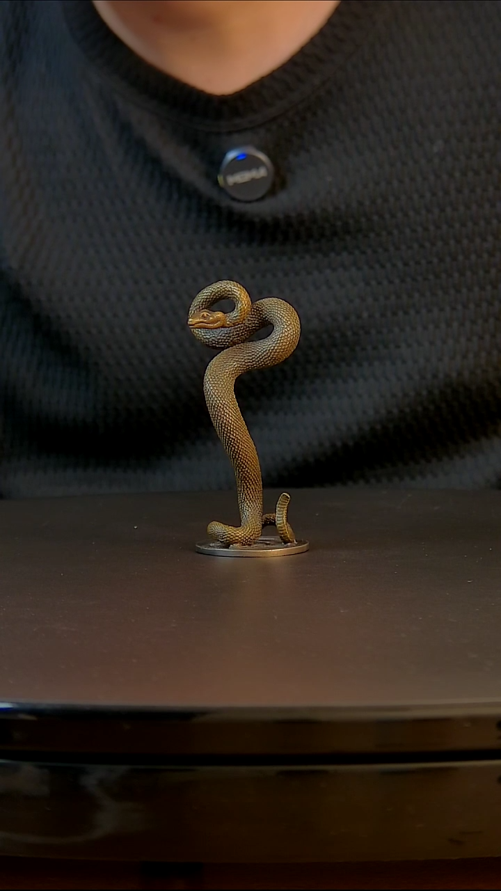 10厘米高黄铜蛇新品首发福利