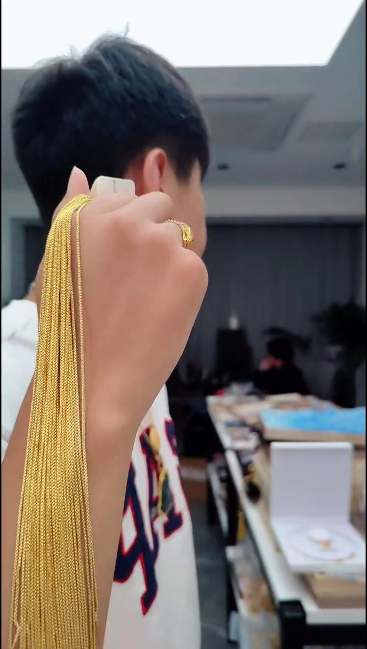 无合金0526一黄一白万能针链