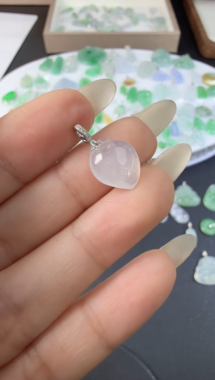 颈饰18K金镶嵌翡翠H1224-1501-709