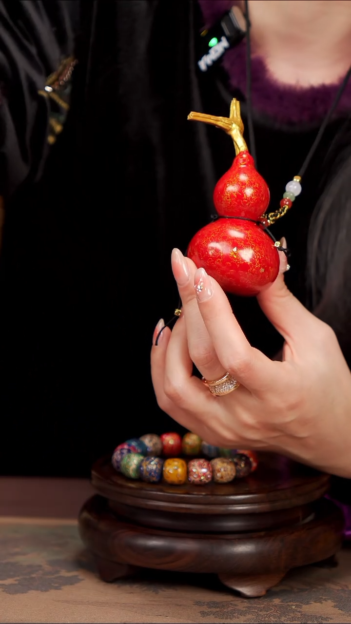 【闪购商品】23易林大漆脖挂小葫芦----138