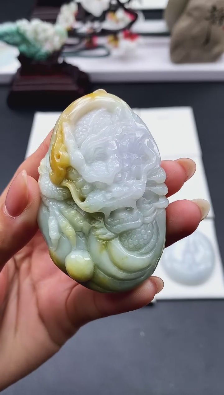 【闪购商品】翡翠颈饰未镶嵌天然缅甸A货翡翠