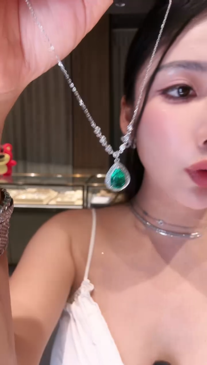 铂Pt950镶嵌项链钻石BV0007-PT-45