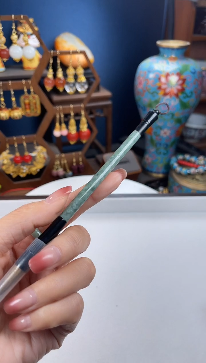 未镶嵌挂件翡翠摇**丁,121203