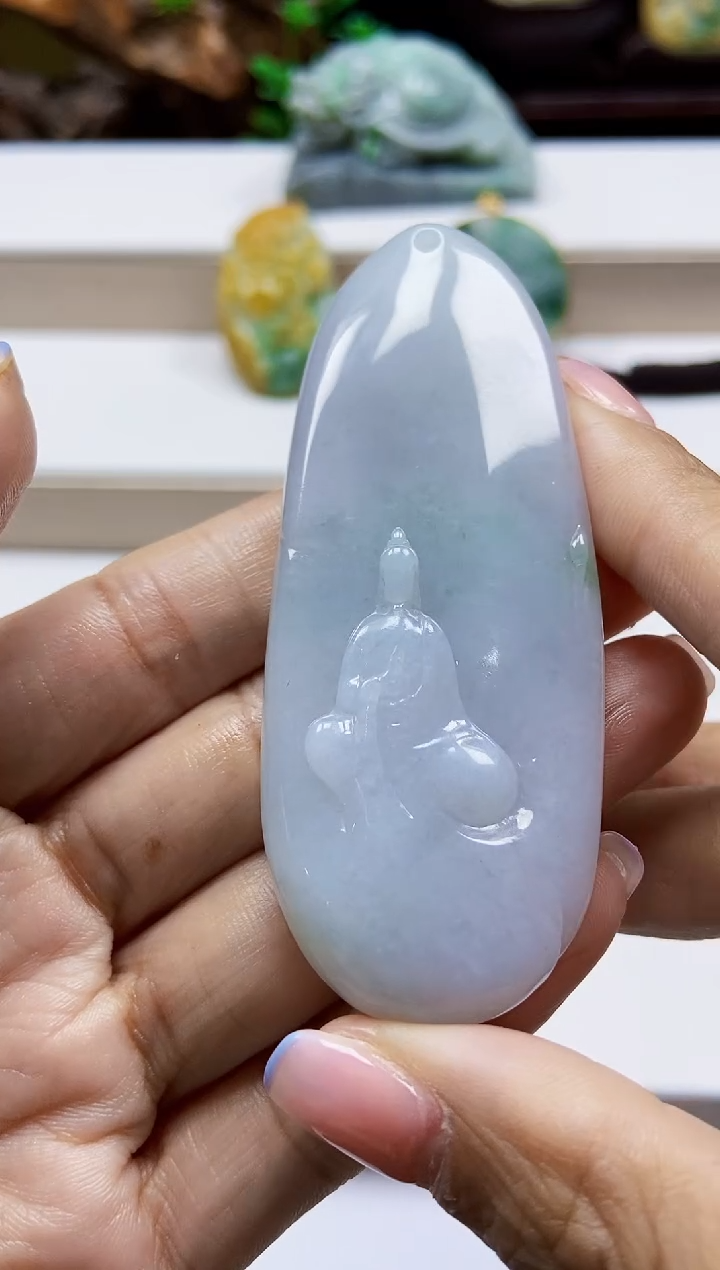 颈饰未镶嵌翡翠翡翠A货