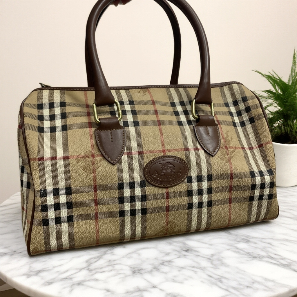 95新 BURBERRY/博柏利 G专属/博柏利波士顿手提包/01217