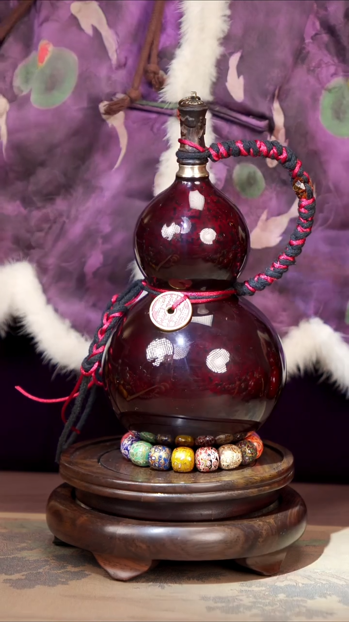 【闪购商品】73-易林高端工艺大漆酒葫芦--488