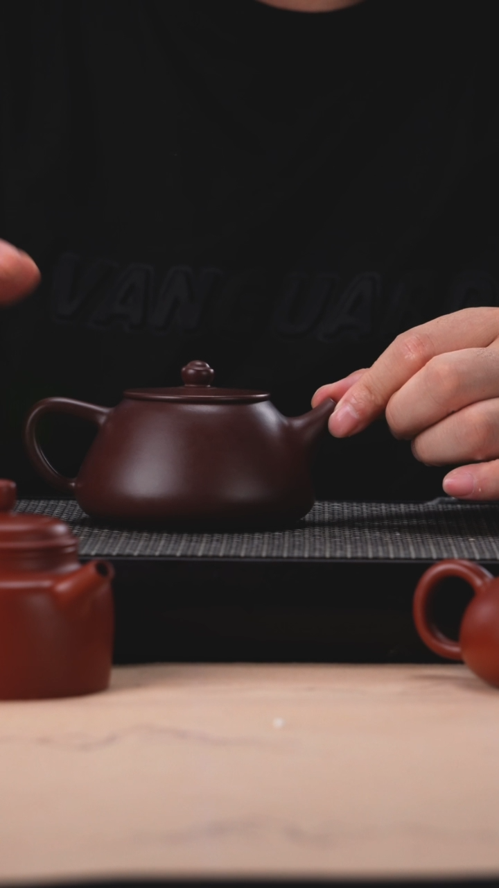 茶壶紫砂紫朱泥石瓢