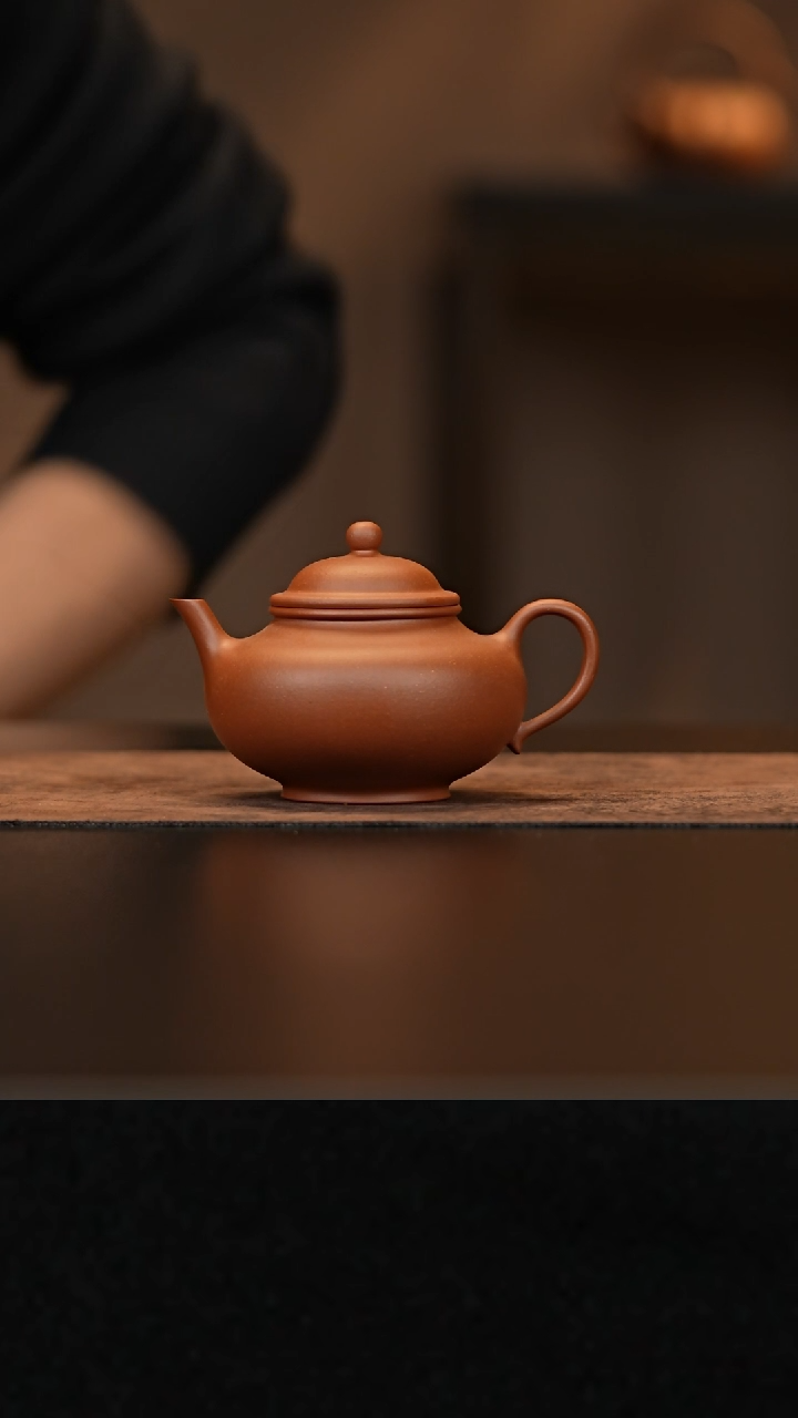 【闪购商品】紫砂茶壶允禾斋wfszq 红泥 宫灯二式150c