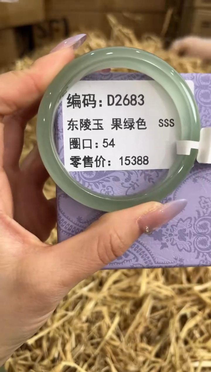 未镶嵌手镯石英质玉D2683