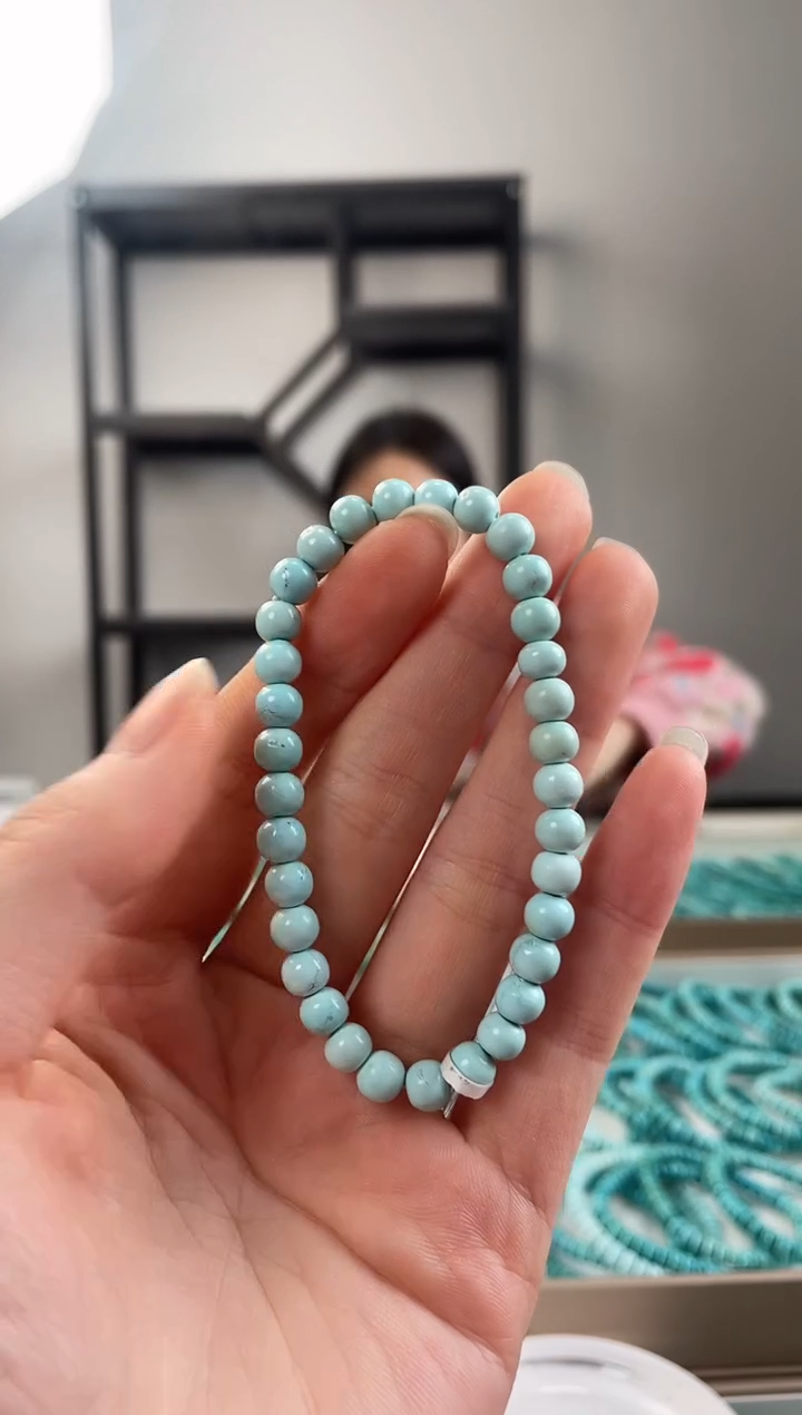 【闪购商品】绿松石珠宝奇石未镶嵌6+mm